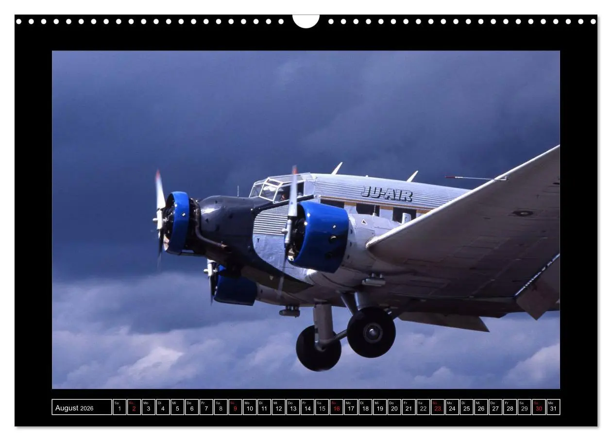 Bild: 9783516207675 | JU-AIR Ju-52 (Wandkalender 2026 DIN A3 quer), CALVENDO Monatskalender