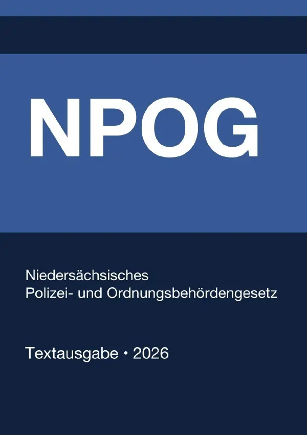 Cover: 9783565197675 | NPOG - Niedersächsisches Polizei- und Ordnungsbehördengesetz 2026