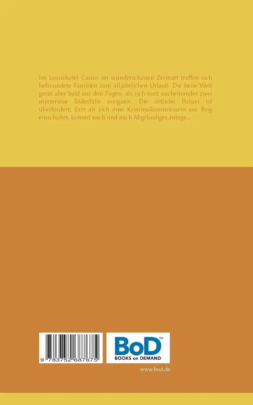 Rückseite: 9783752687675 | Hoffmanns Tode | Urs W. Käser | Taschenbuch | 192 S. | Deutsch | 2021