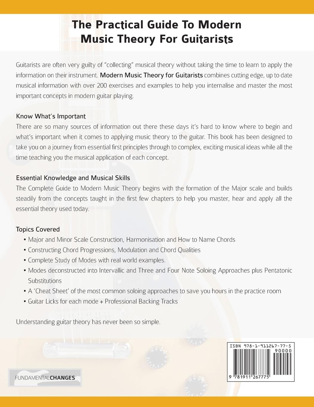 Rückseite: 9781911267775 | The Practical Guide to Modern Music Theory for Guitarists | Alexander