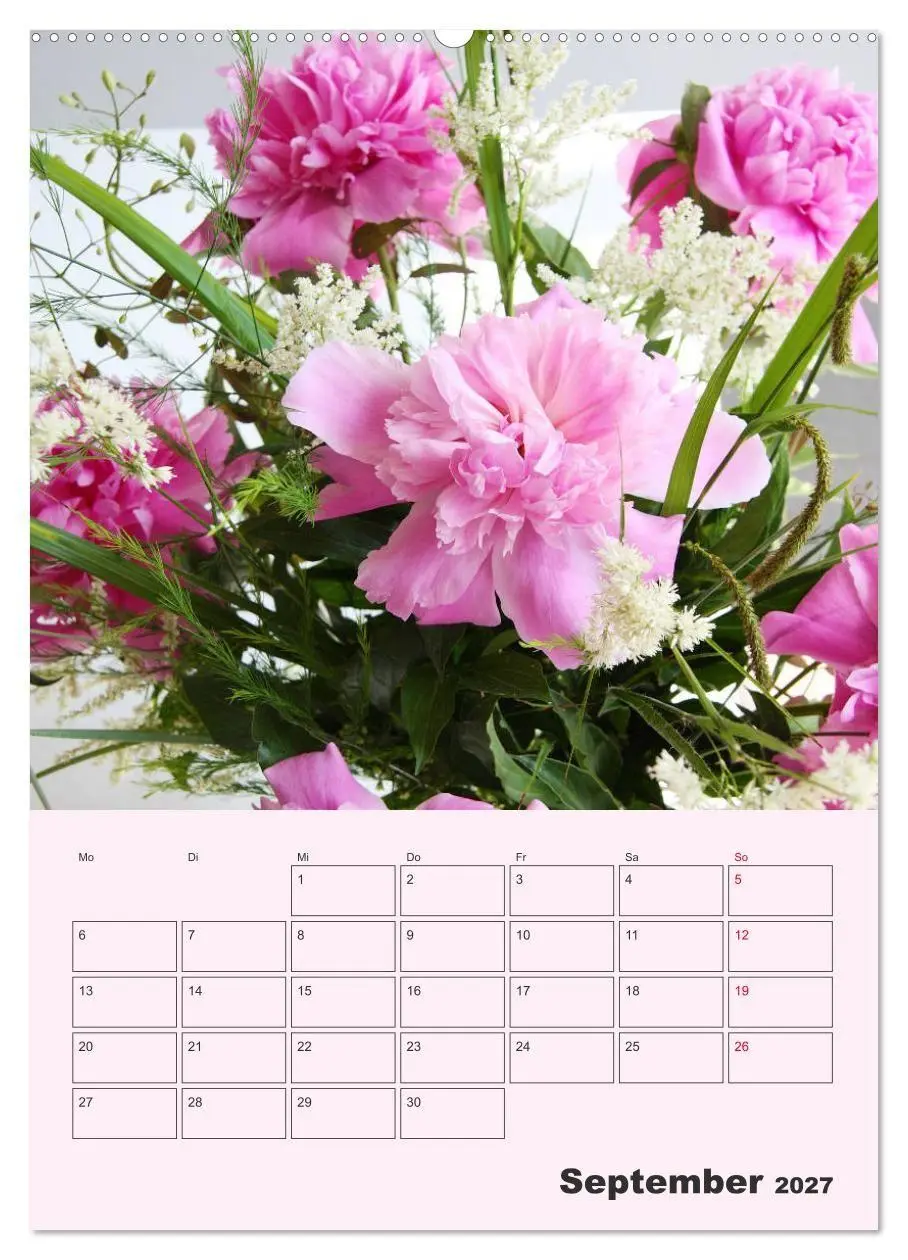 Bild: 9783569697775 | Pfingstrosen Rosen ohne Dornen (Wandkalender 2027 DIN A2 hoch),...