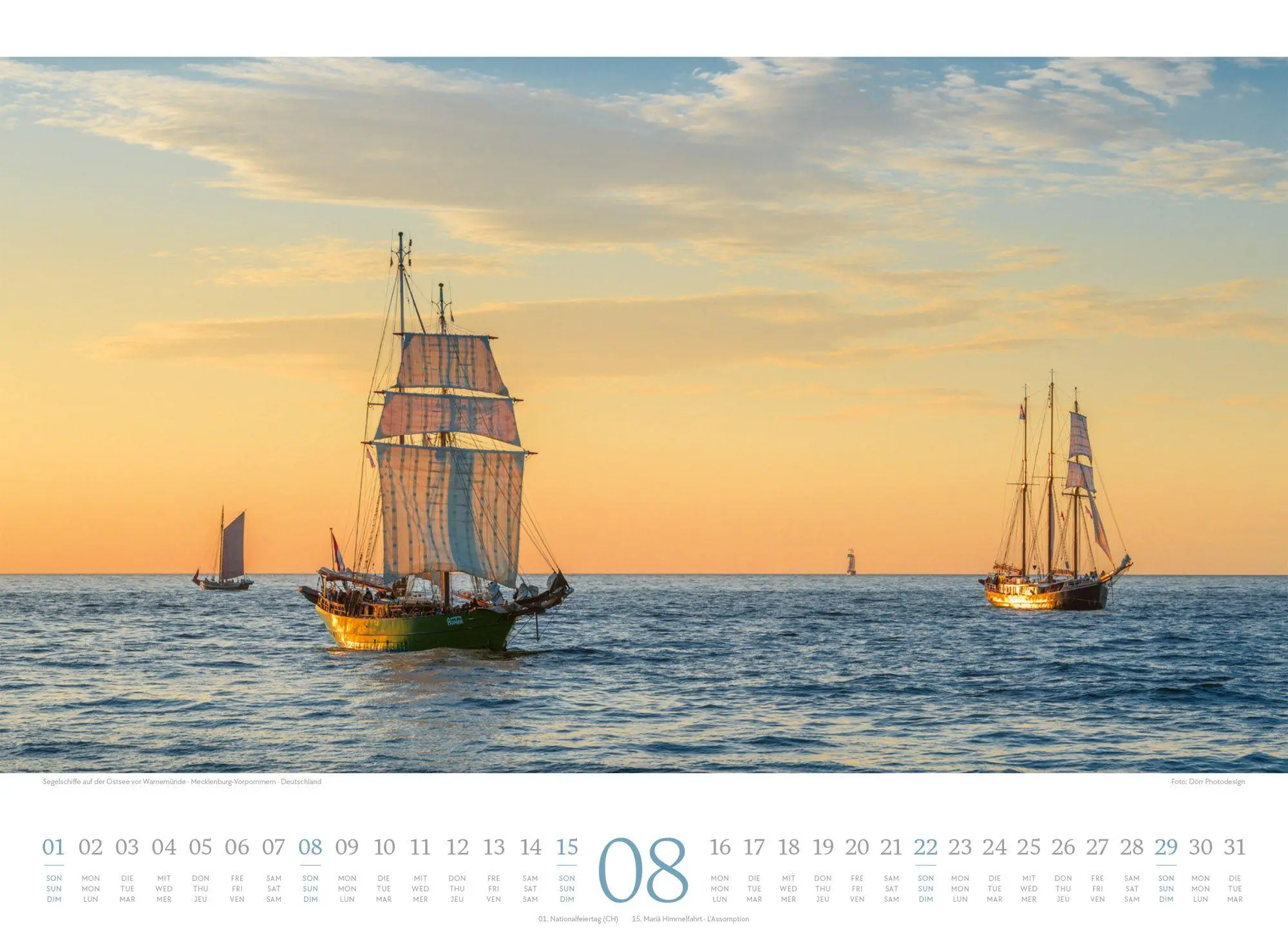 Bild: 9783838427775 | Tage am Meer Kalender 2027 | Ackermann Kunstverlag GmbH | Kalender