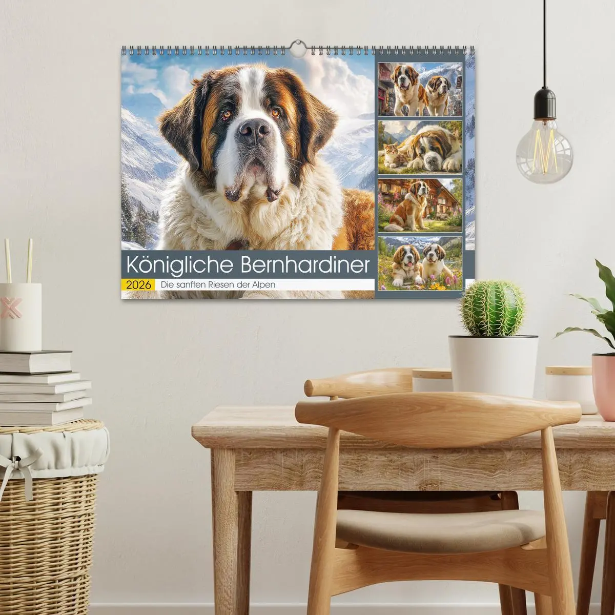 Bild: 9783457647875 | Königliche Bernhardiner. Die sanften Riesen der Alpen (Wandkalender...