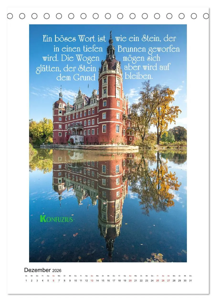 Bild: 9783516287875 | Interessante Zitate (Tischkalender 2026 DIN A5 hoch), CALVENDO...