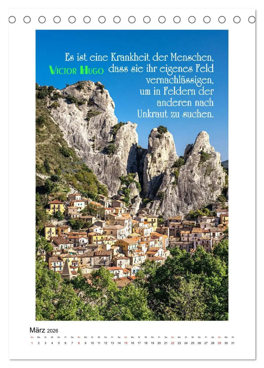 Bild: 9783516287875 | Interessante Zitate (Tischkalender 2026 DIN A5 hoch), CALVENDO...