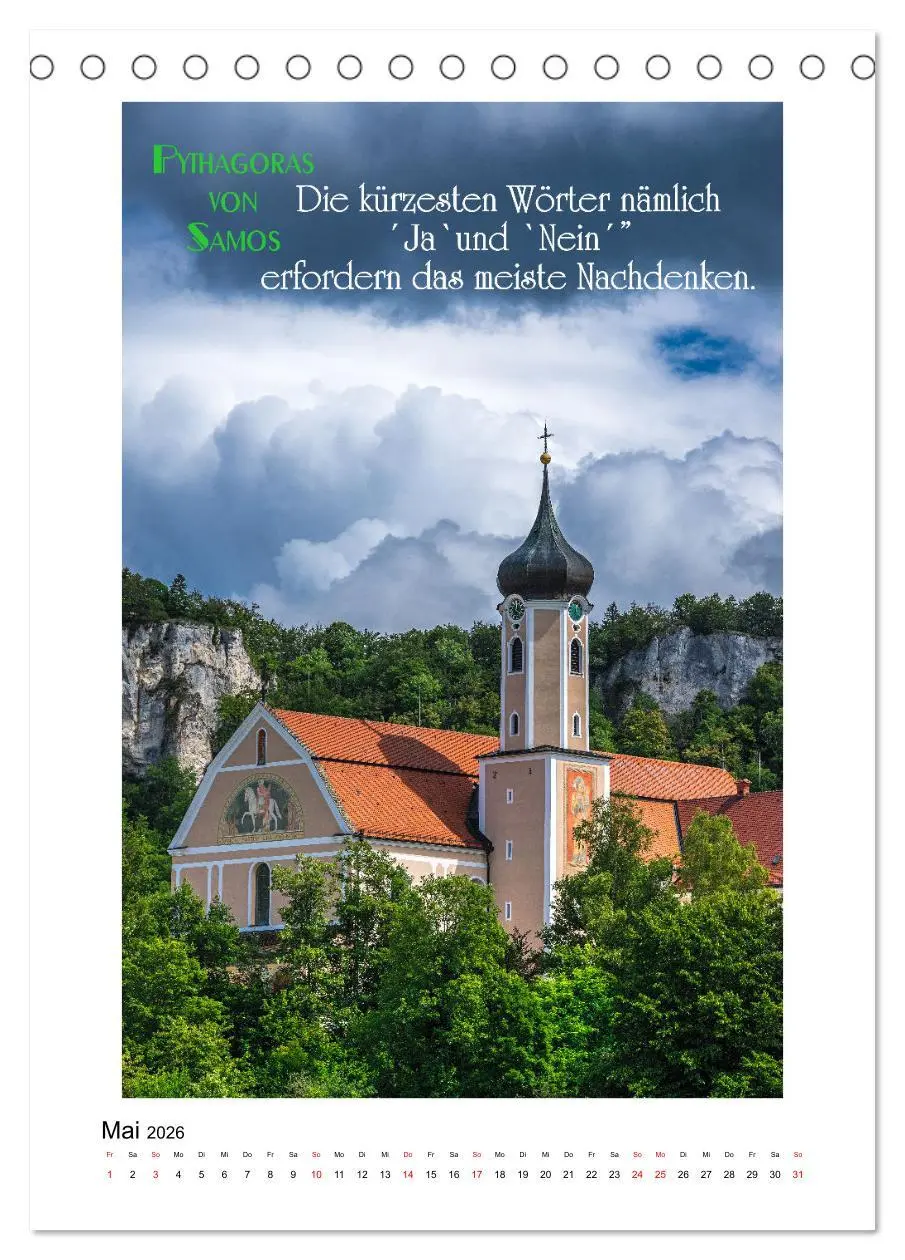 Bild: 9783516287875 | Interessante Zitate (Tischkalender 2026 DIN A5 hoch), CALVENDO...
