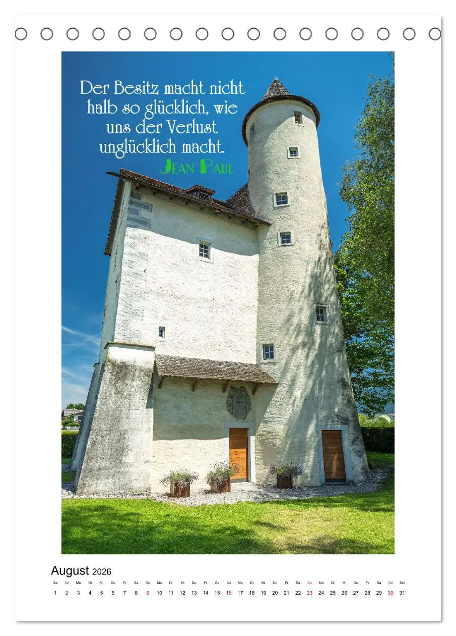 Bild: 9783516287875 | Interessante Zitate (Tischkalender 2026 DIN A5 hoch), CALVENDO...