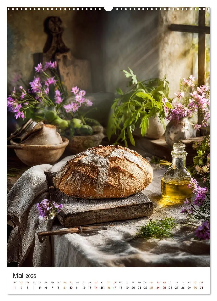 Bild: 9783516737875 | Genussmomente (Wandkalender 2026 DIN A2 hoch), CALVENDO Monatskalender