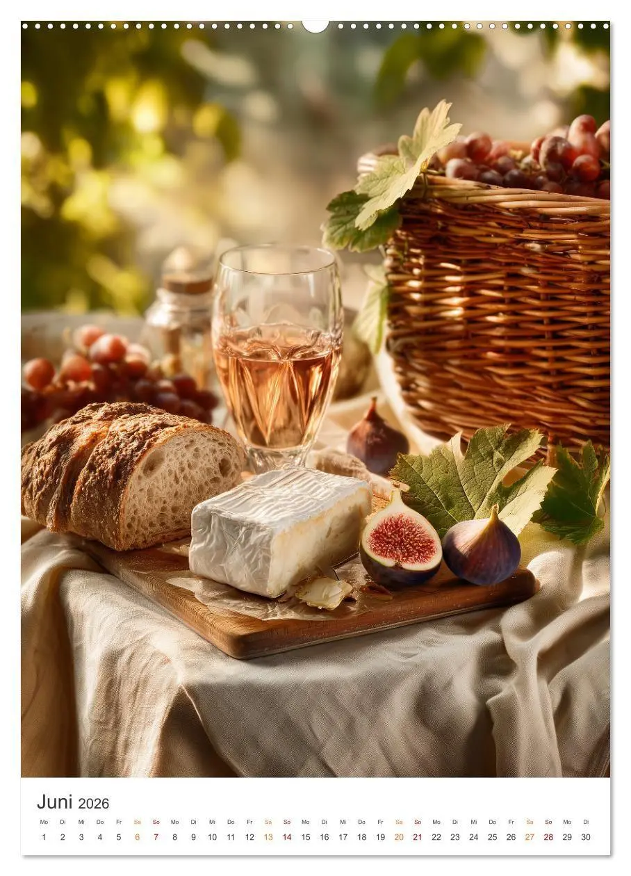 Bild: 9783516737875 | Genussmomente (Wandkalender 2026 DIN A2 hoch), CALVENDO Monatskalender