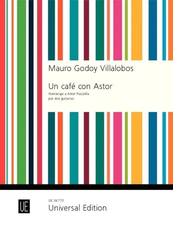 Cover: 9790008087875 | Villalobos, M: Café con Astor | Mauro Godoy Villalobos | Partitur