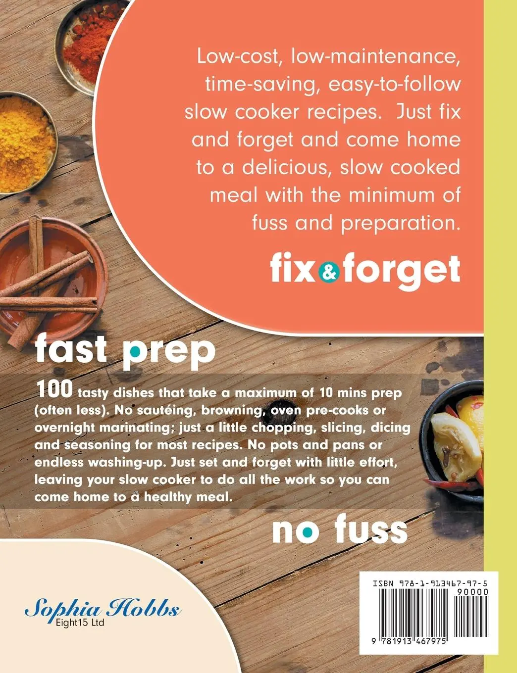 Rückseite: 9781913467975 | Slow Cooker Recipe Book UK | Sophia Hobbs | Taschenbuch | Englisch