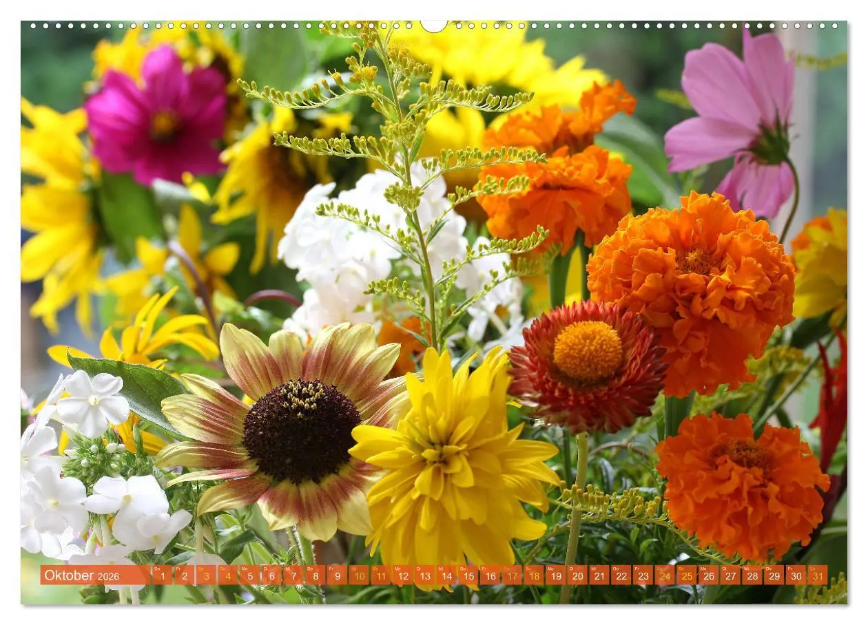 Bild: 9783457257975 | Blumen - Eine bunte Mischung (hochwertiger Premium Wandkalender...