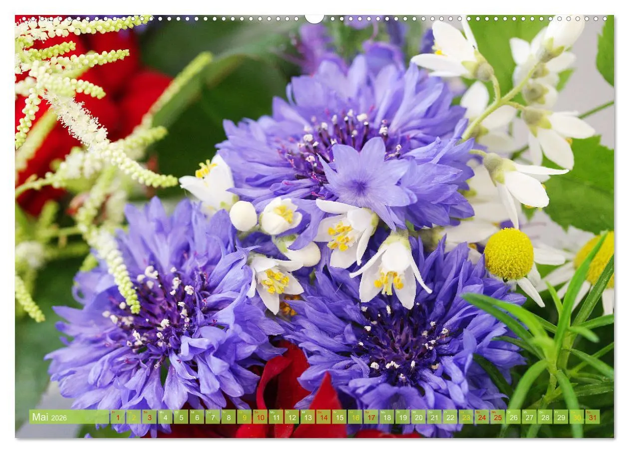 Bild: 9783457257975 | Blumen - Eine bunte Mischung (hochwertiger Premium Wandkalender...