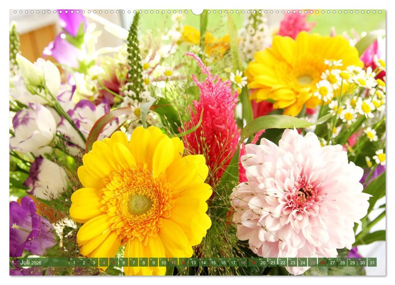Bild: 9783457257975 | Blumen - Eine bunte Mischung (hochwertiger Premium Wandkalender...