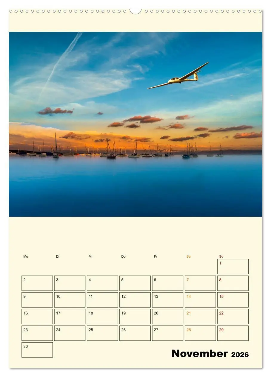 Bild: 9783516347975 | Segelfliegen - dem Himmel ganz nah (Wandkalender 2026 DIN A2 hoch),...