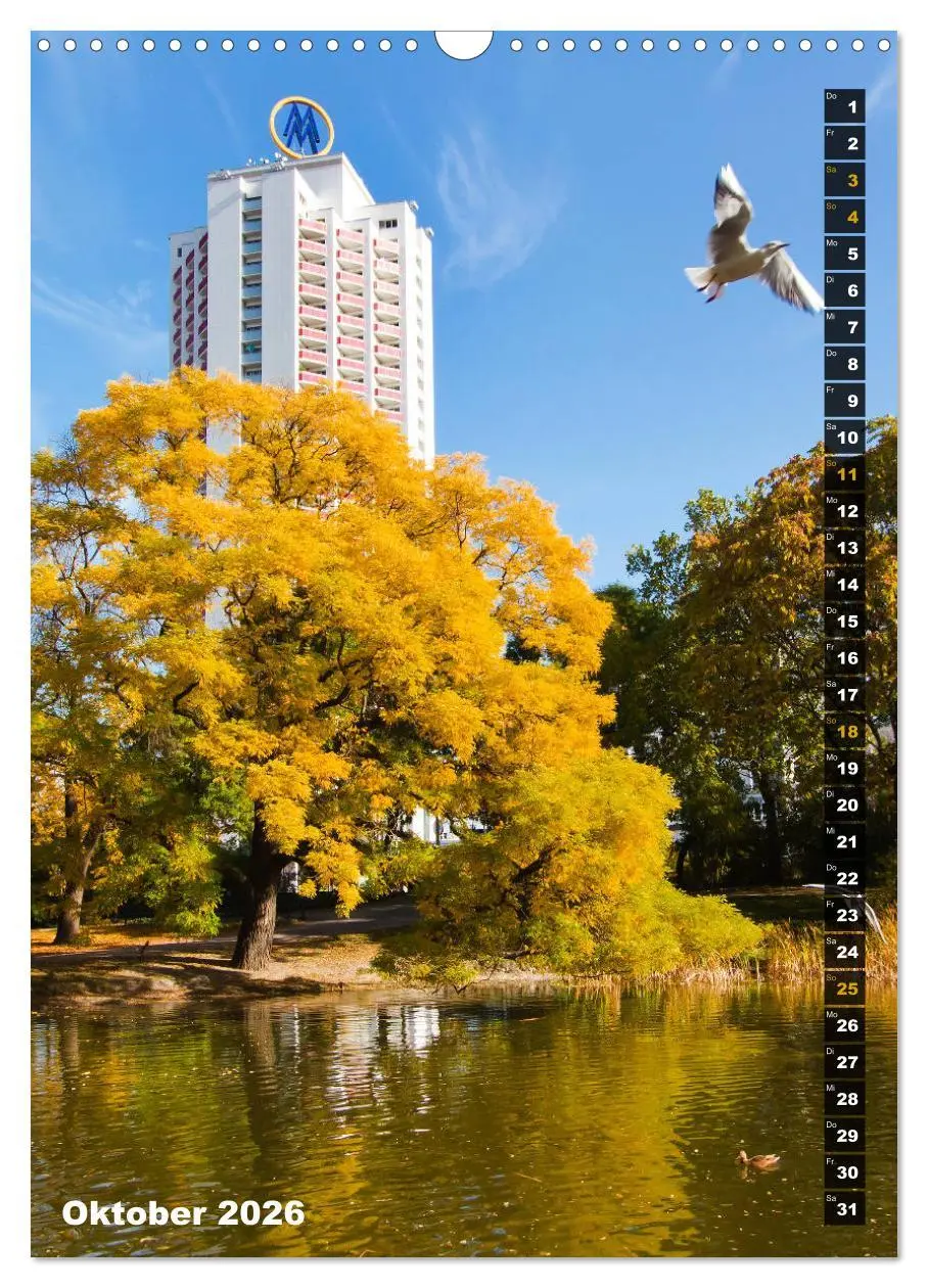 Bild: 9783516417975 | Mein Leipzig (Wandkalender 2026 DIN A3 hoch), CALVENDO Monatskalender