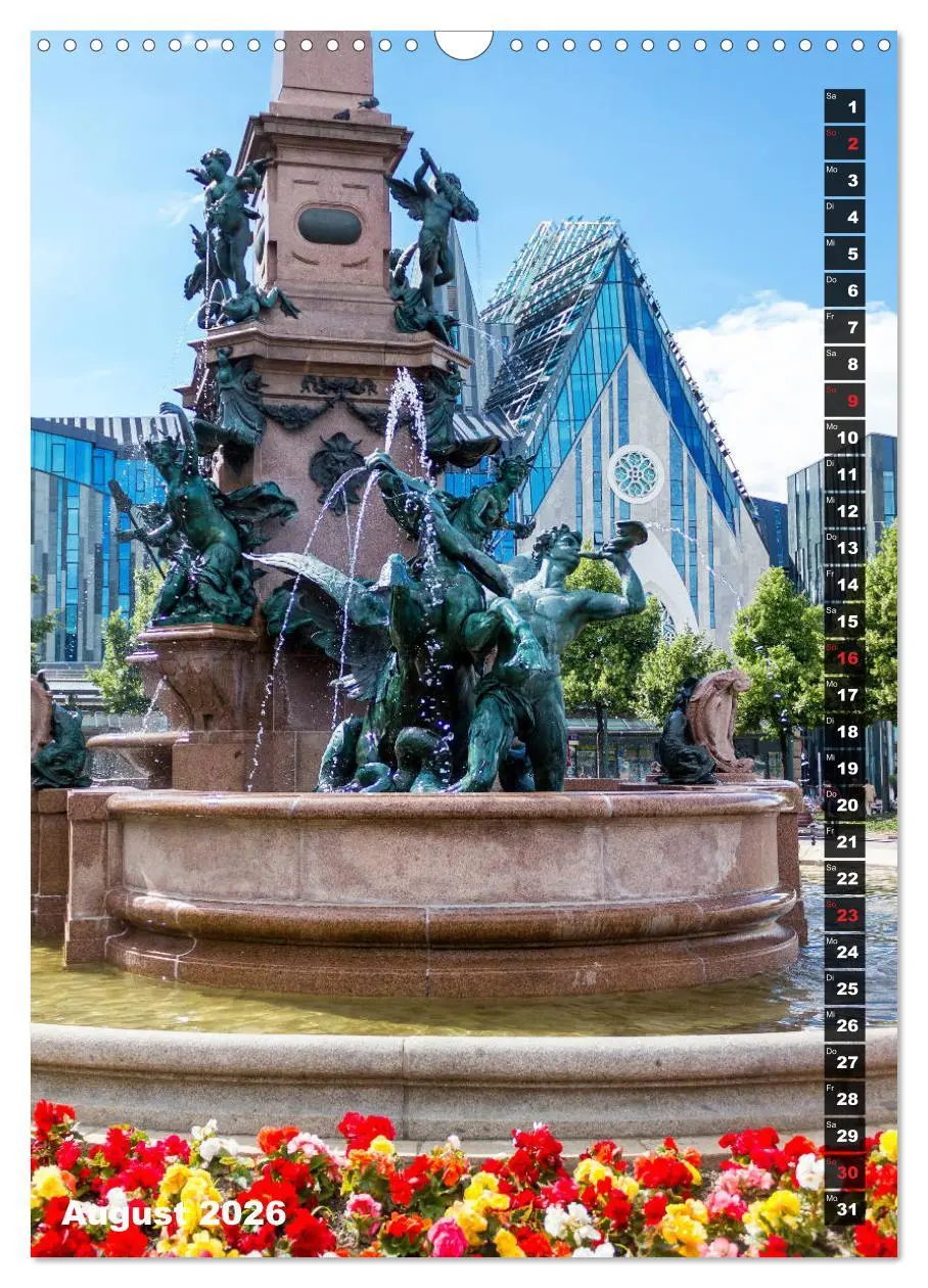 Bild: 9783516417975 | Mein Leipzig (Wandkalender 2026 DIN A3 hoch), CALVENDO Monatskalender