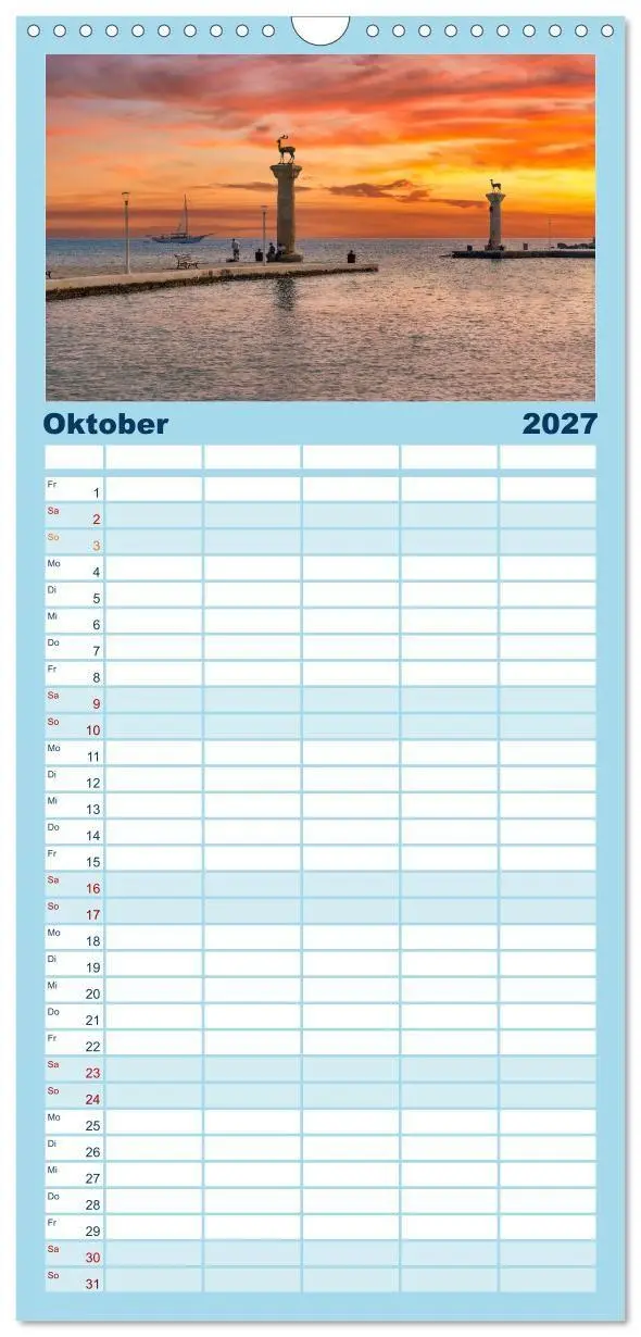 Bild: 9783594327975 | Familienplaner 2027 - Rhodos - eine Insel zum Verlieben mit 5...