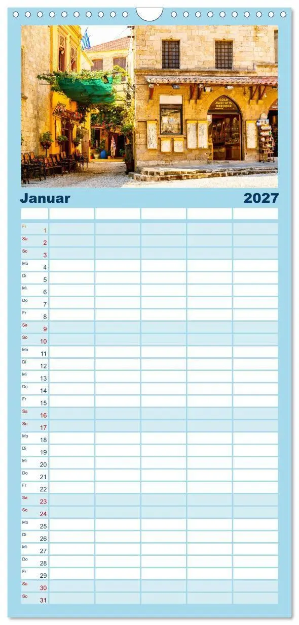 Bild: 9783594327975 | Familienplaner 2027 - Rhodos - eine Insel zum Verlieben mit 5...