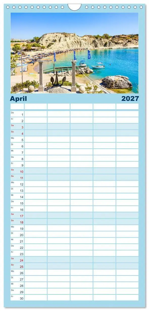Bild: 9783594327975 | Familienplaner 2027 - Rhodos - eine Insel zum Verlieben mit 5...