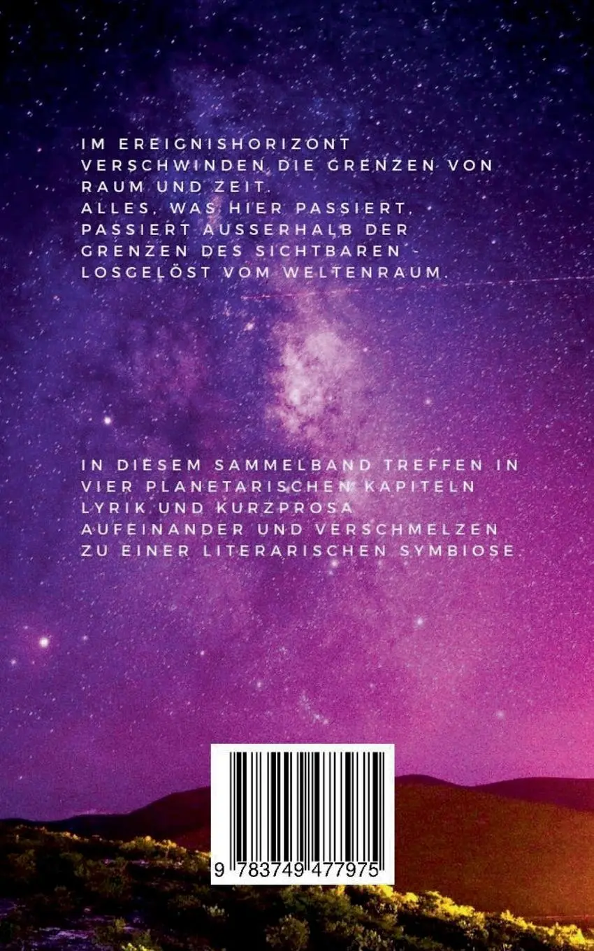 Rückseite: 9783749477975 | Im Ereignishorizont | Gedichte | Dahi Tamara Koch | Taschenbuch | 2020