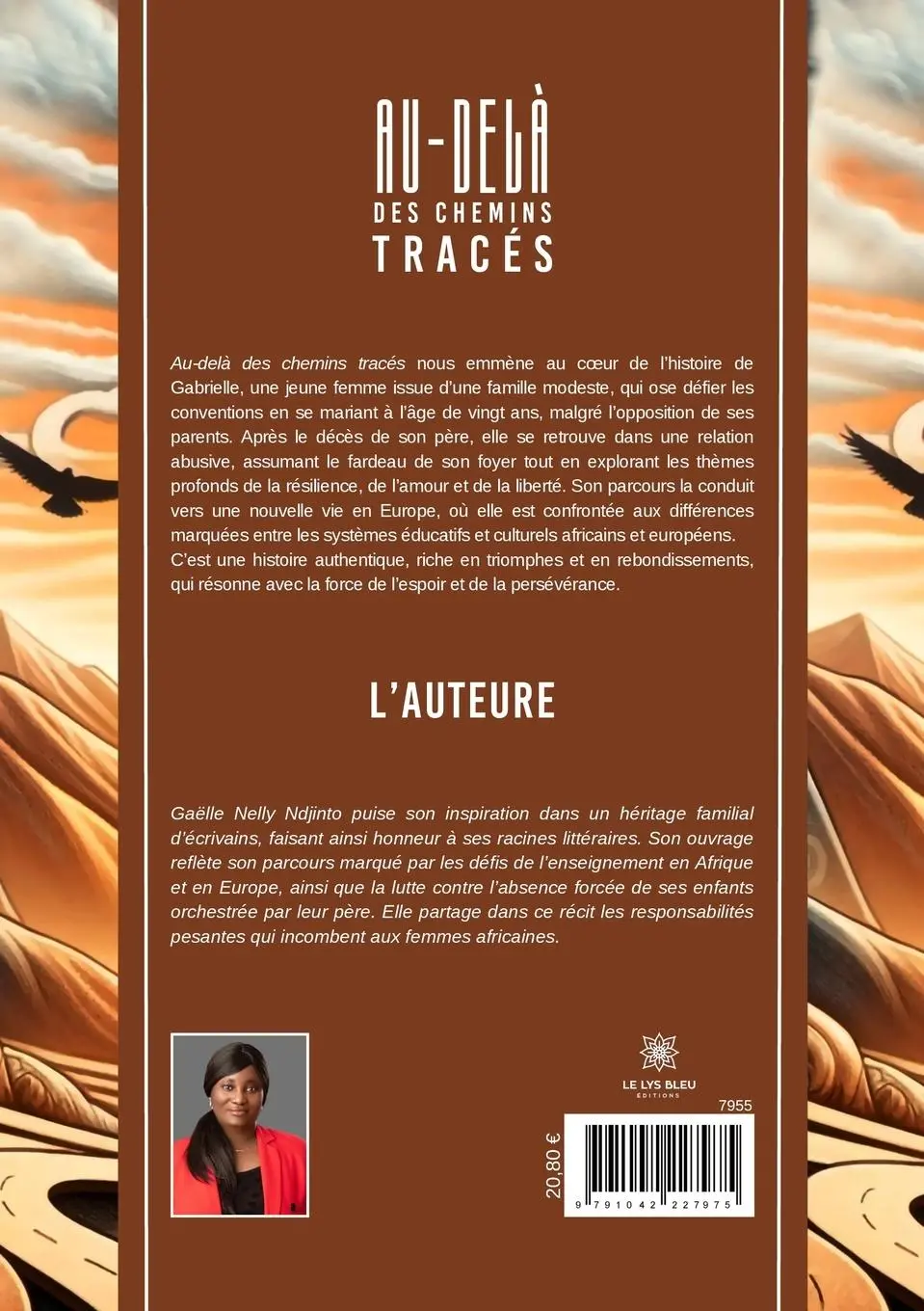 Rückseite: 9791042227975 | Au-delà des chemins tracés | Gaëlle Nelly Ndjinto | Taschenbuch | 2025