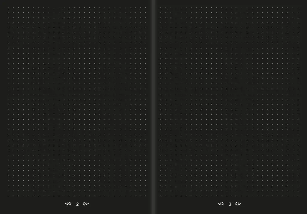 Bild: 3371010438075 | Life Journal 21 Dot Black. Papier schwarz | Der persöhnlicher Kalender