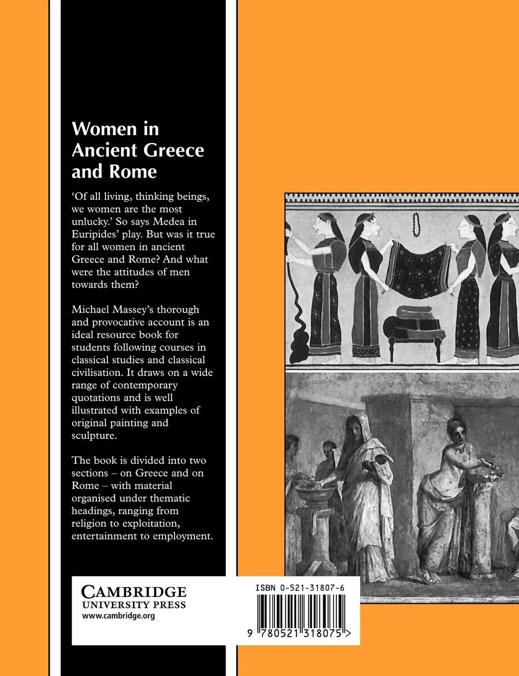 Rückseite: 9780521318075 | Women in Ancient Greece and Rome | Michael Massey | Taschenbuch | 1988