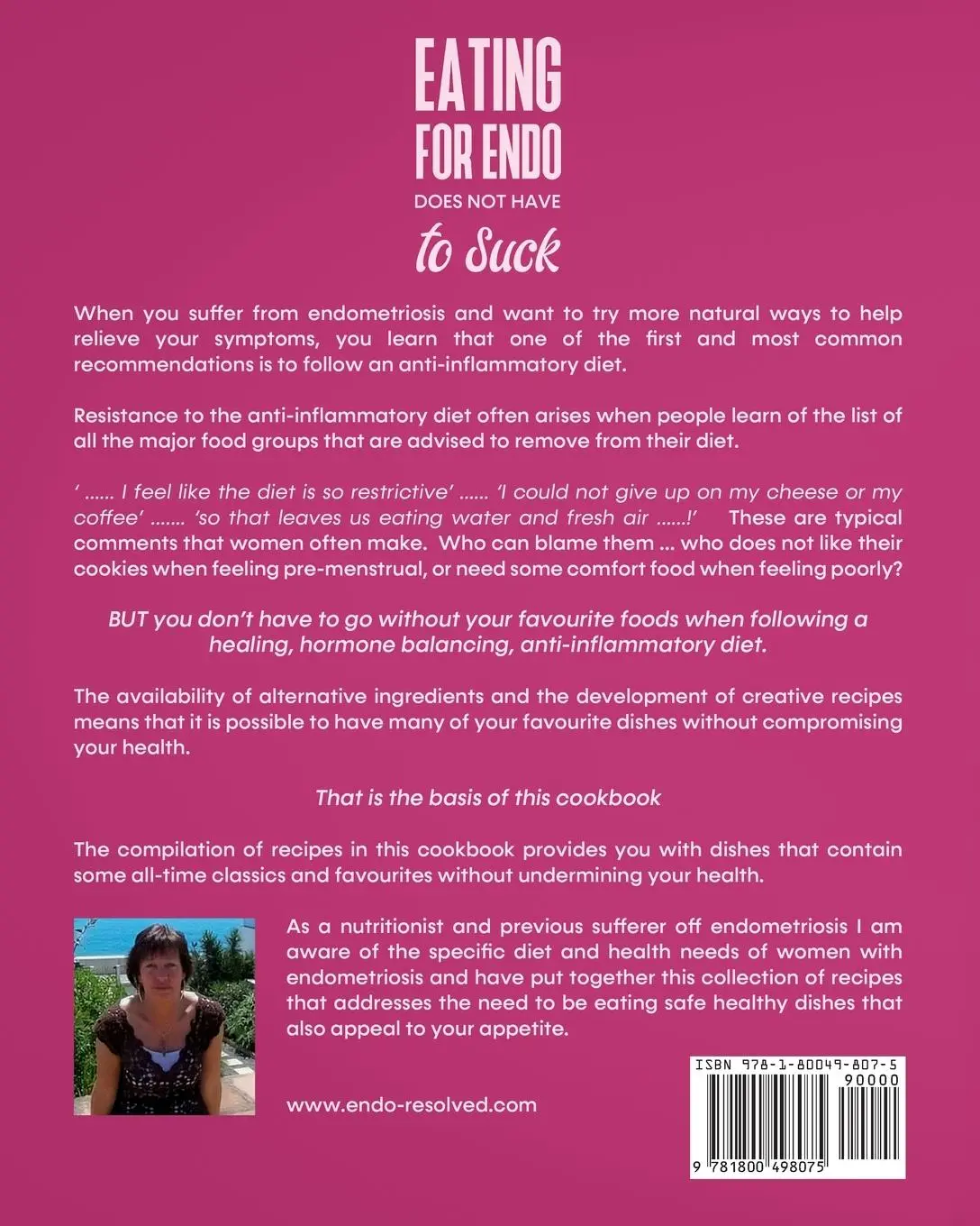 Rückseite: 9781800498075 | Eating for Endo does not have to Suck | Carolyn Levett | Taschenbuch
