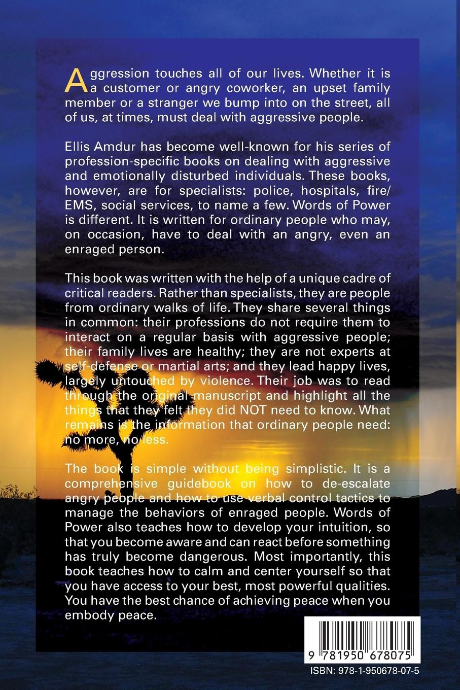 Rückseite: 9781950678075 | Words of Power | Ellis Amdur (u. a.) | Taschenbuch | Englisch | 2019