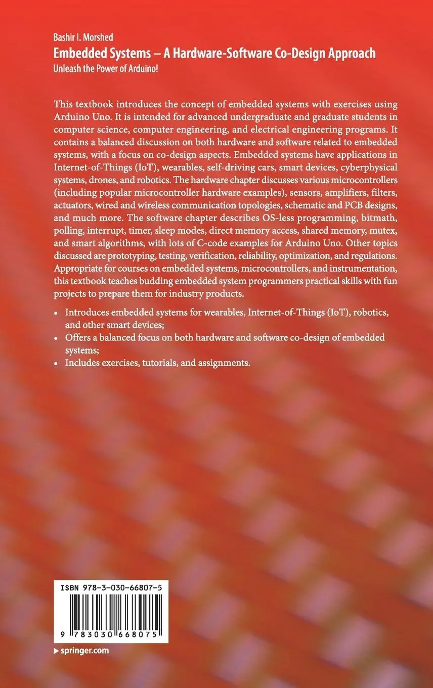 Rückseite: 9783030668075 | Embedded Systems - A Hardware-Software Co-Design Approach | Morshed