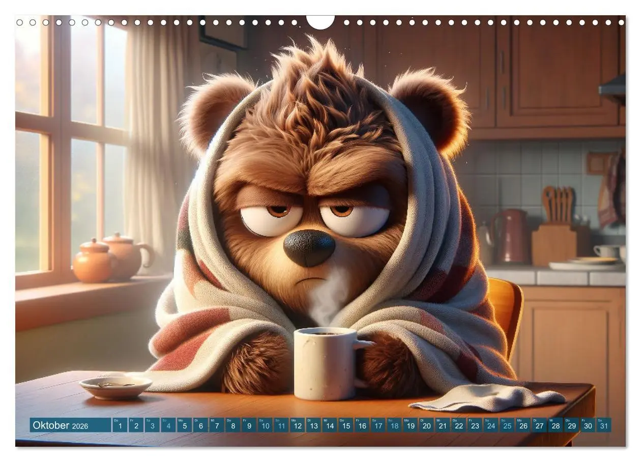 Bild: 9783457458075 | Morgenmuffel: 12 Monate auf der Suche nach dem Kaffee (Wandkalender...