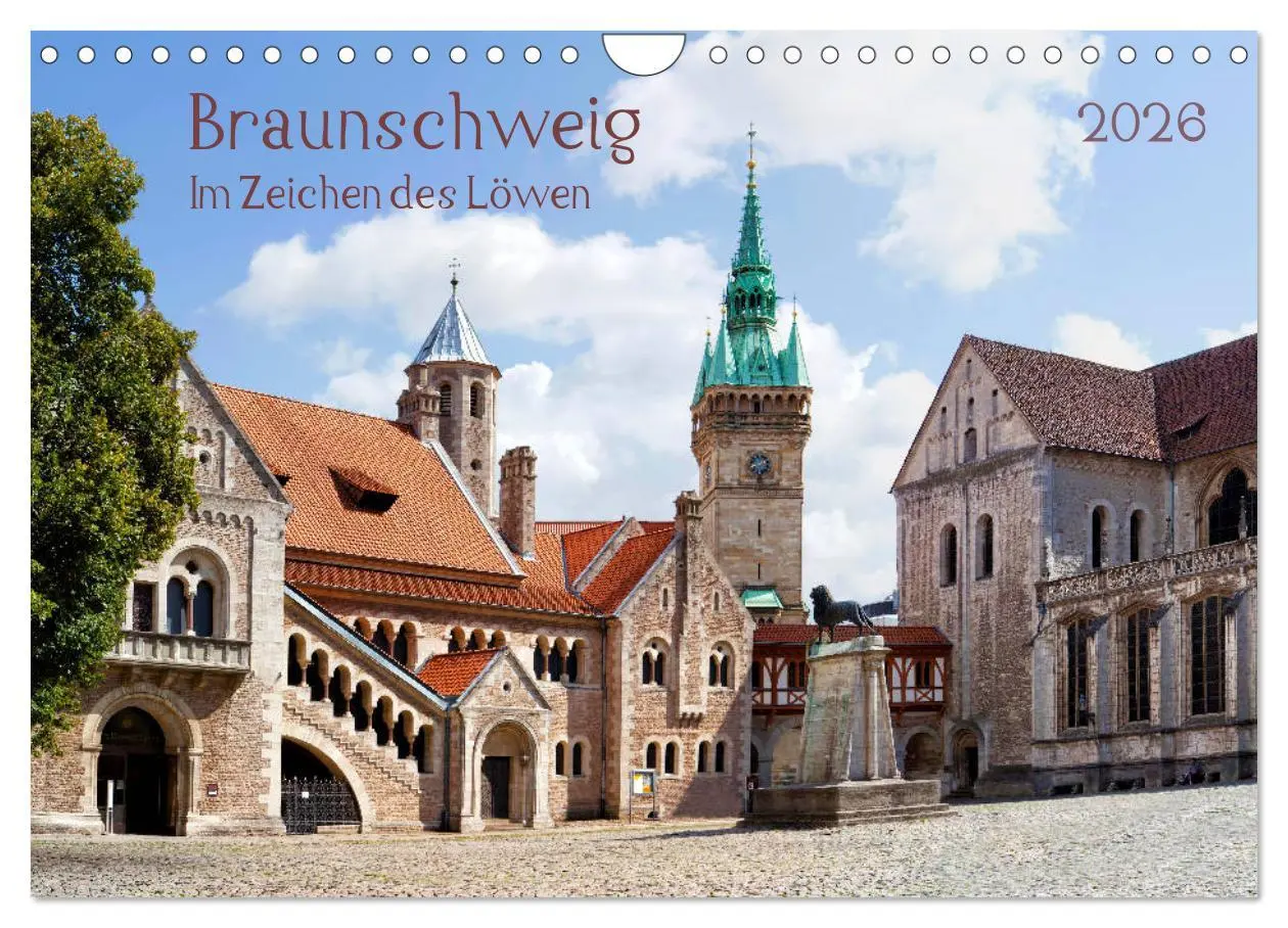 Cover: 9783457768075 | Braunschweig Im Zeichen des Löwen (Wandkalender 2026 DIN A4 quer),...