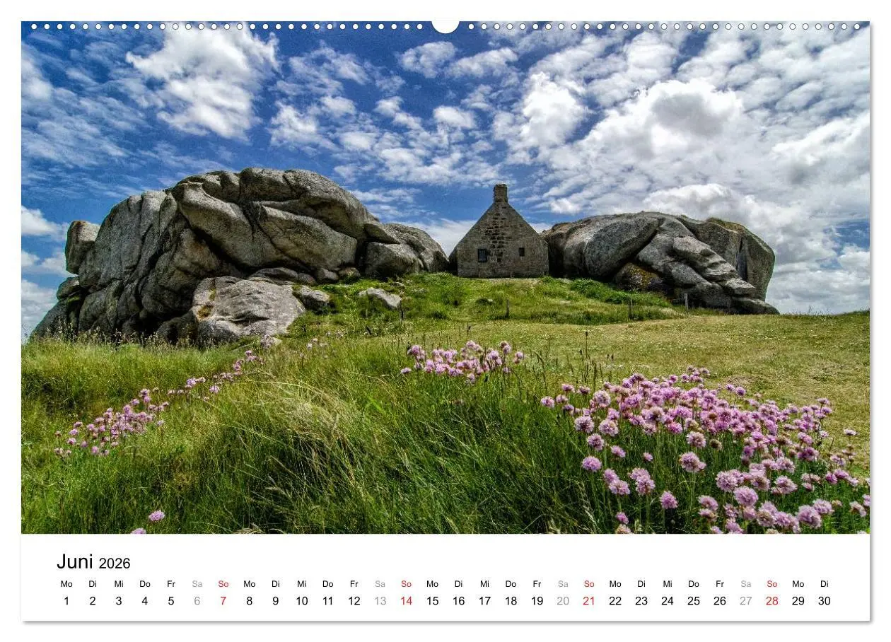 Bild: 9783516168075 | Bretonische Impressionen (Wandkalender 2026 DIN A2 quer), CALVENDO...