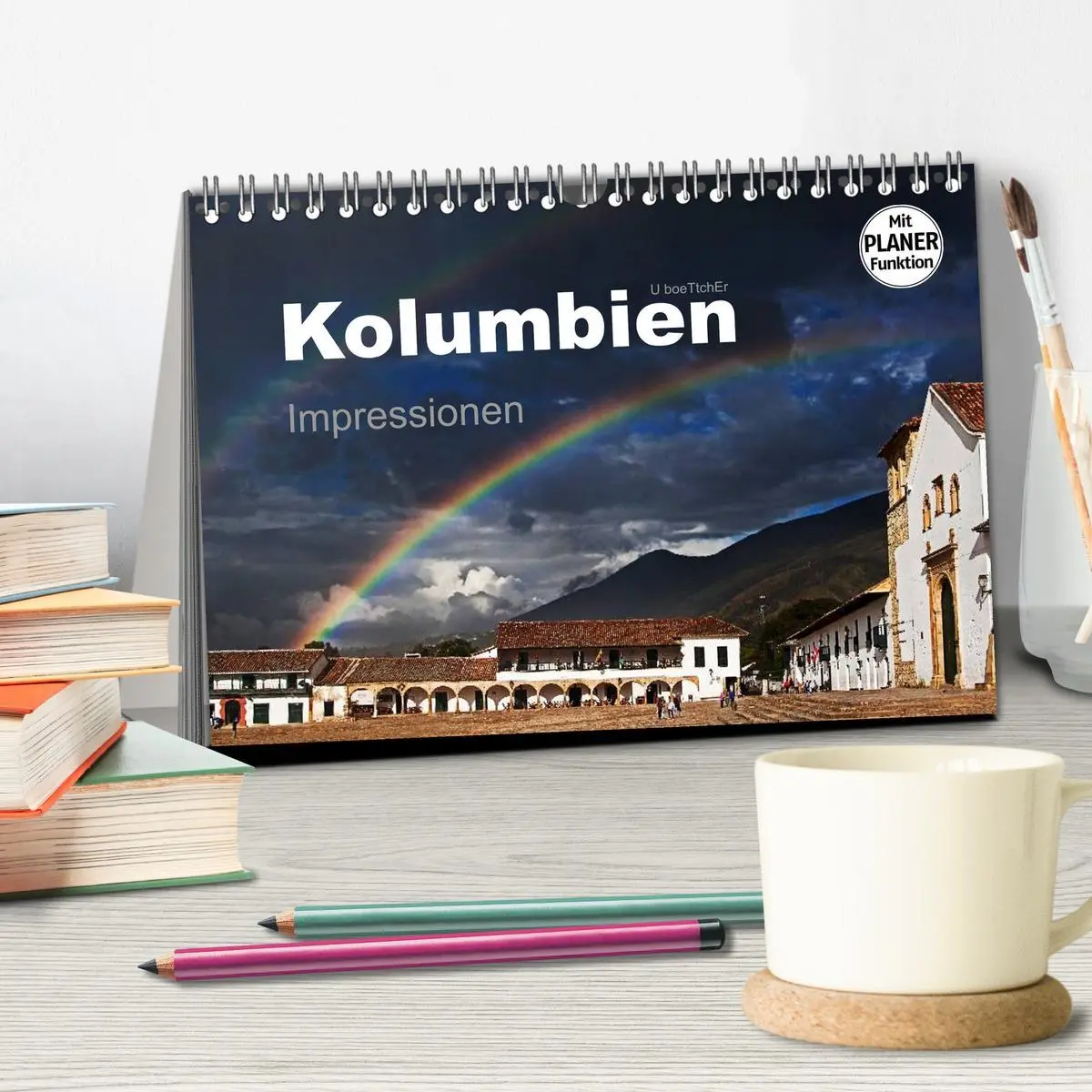 Bild: 9783516238075 | Kolumbien Impressionen (Tischkalender 2026 DIN A5 quer), CALVENDO...