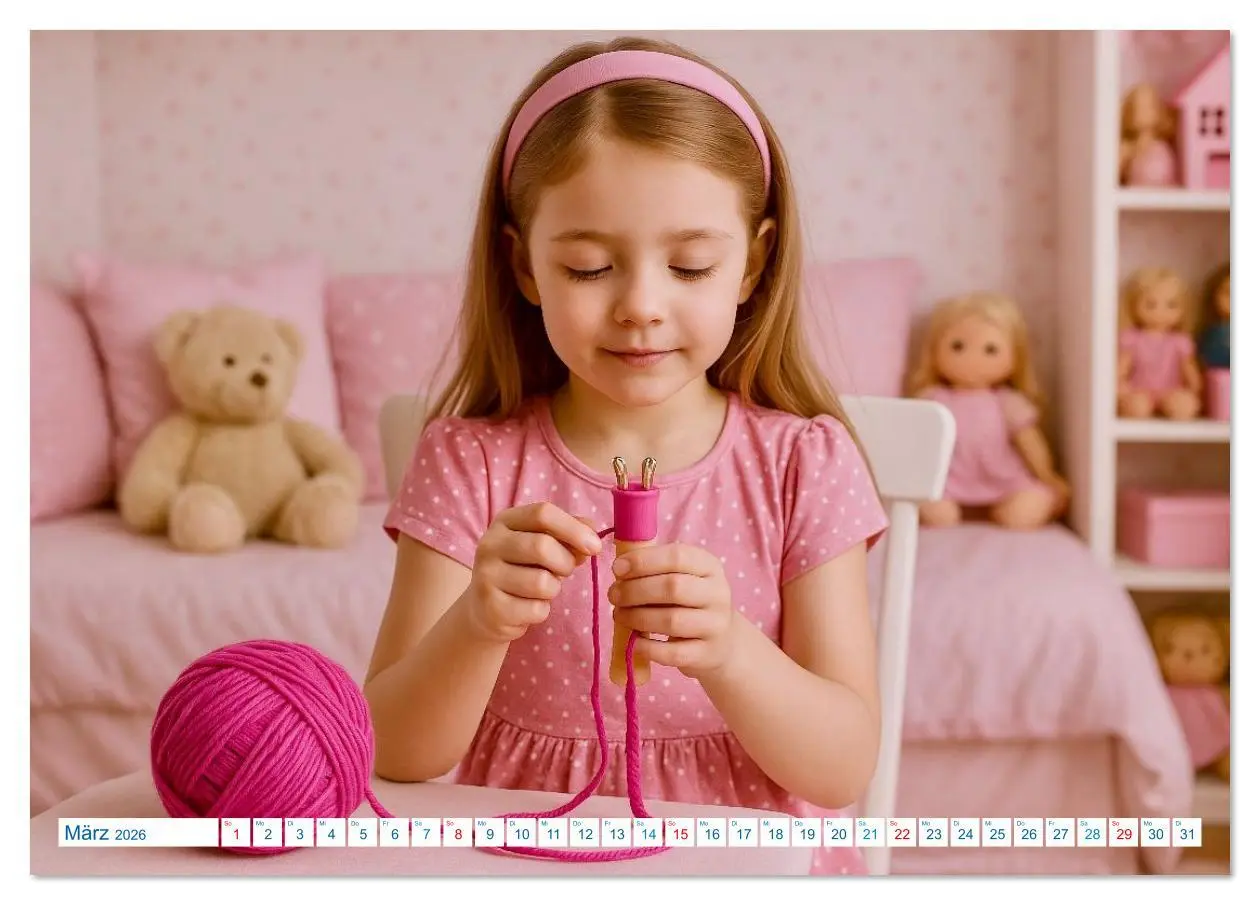 Bild: 9783516618075 | Stricken und Wolle (Tischkalender 2026 DIN A5 quer), CALVENDO...