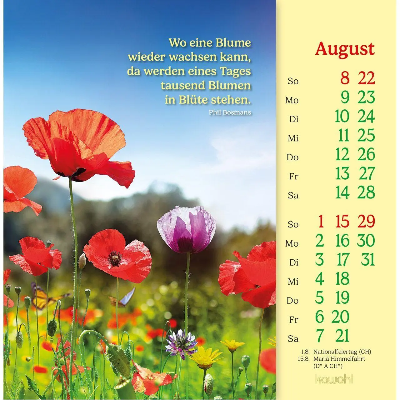 Bild: 9783754838075 | Phil Bosmans Postkartenkalender 2027 | Kalender | 14 S. | Deutsch
