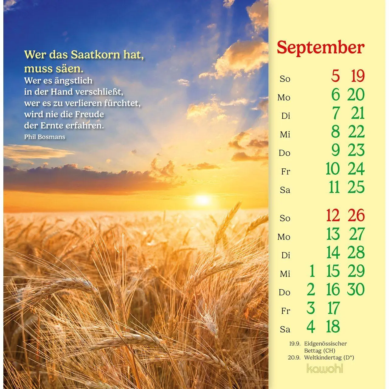Bild: 9783754838075 | Phil Bosmans Postkartenkalender 2027 | Kalender | 14 S. | Deutsch