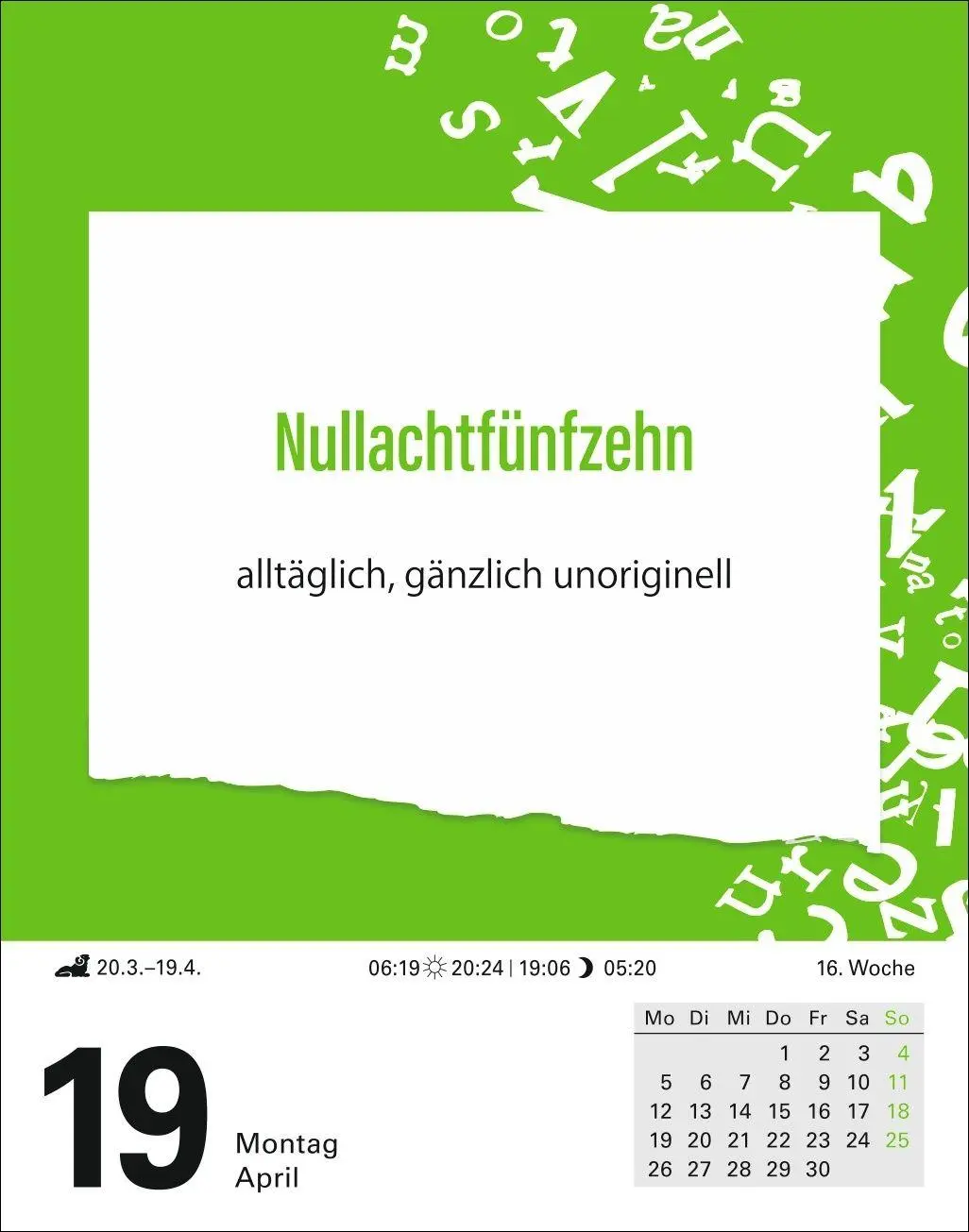 Bild: 9783840038075 | Duden Das Salz in der (Buchstaben-)Suppe Tagesabreißkalender 2027 -...