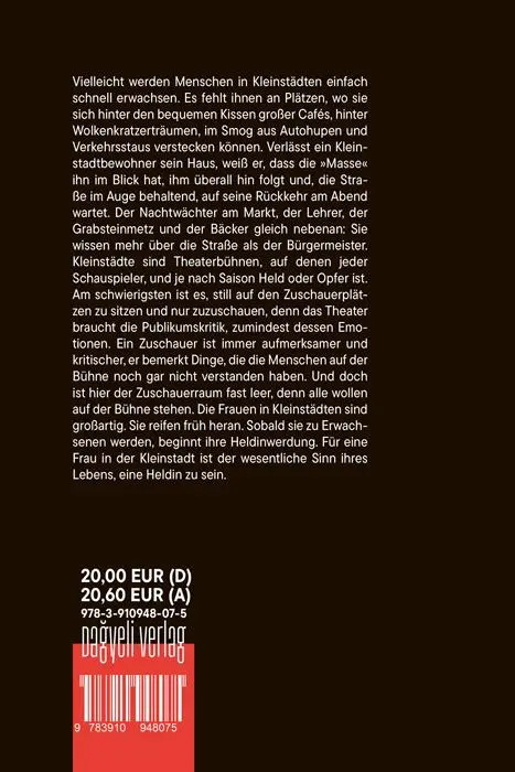 Rückseite: 9783910948075 | Ano | Neun Erzählungen und eine Novelle | Anoush Sargsyan | Buch