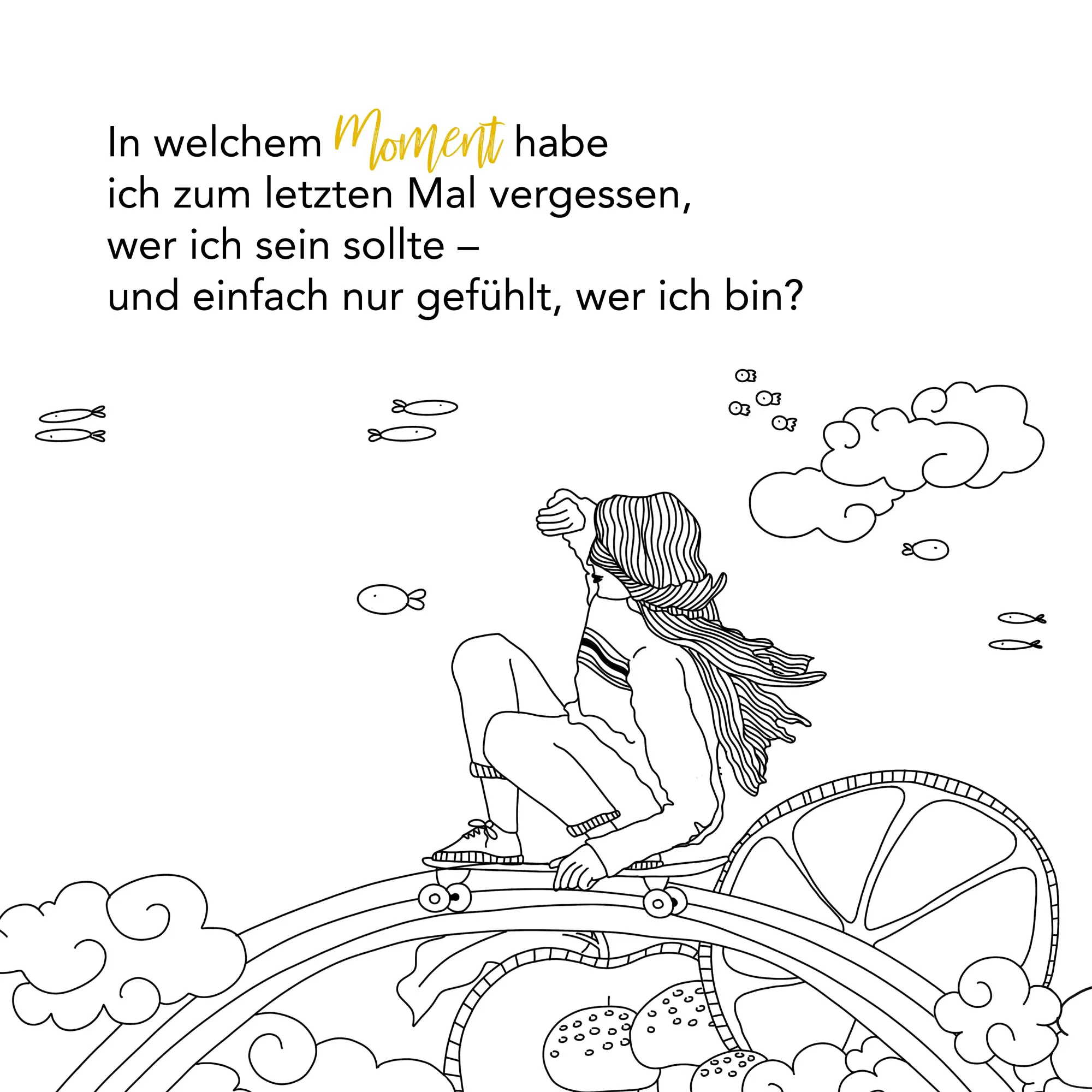 Bild: 9783982538075 | Zurück zu mir | Ein Jahr mutig träumen und achtsam ausmalen | Petite