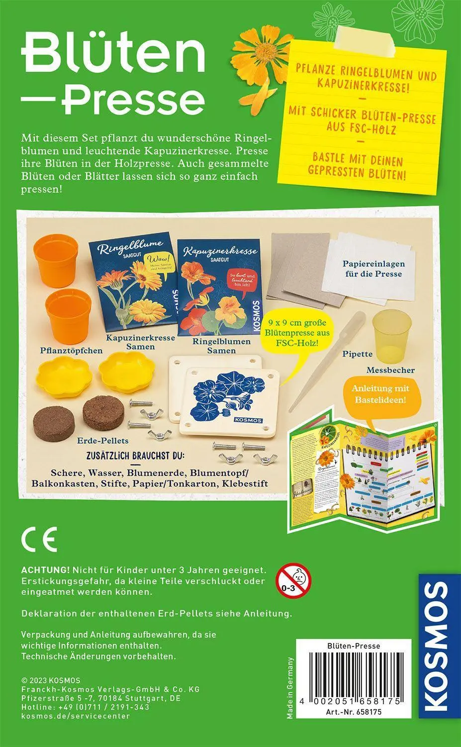 Bild: 4002051658175 | Blüten-Presse | Experimentierkasten | Spiel | Brettspiel | 658175