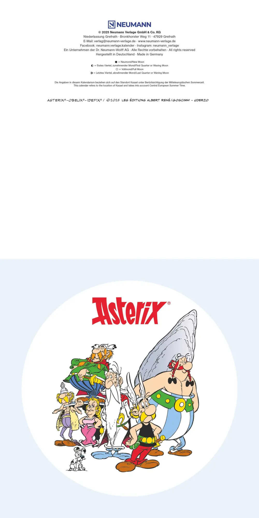 Bild: 4069095008175 | Asterix 2026 - Wand-Kalender - Broschüren-Kalender - 30x30 - 30x60...