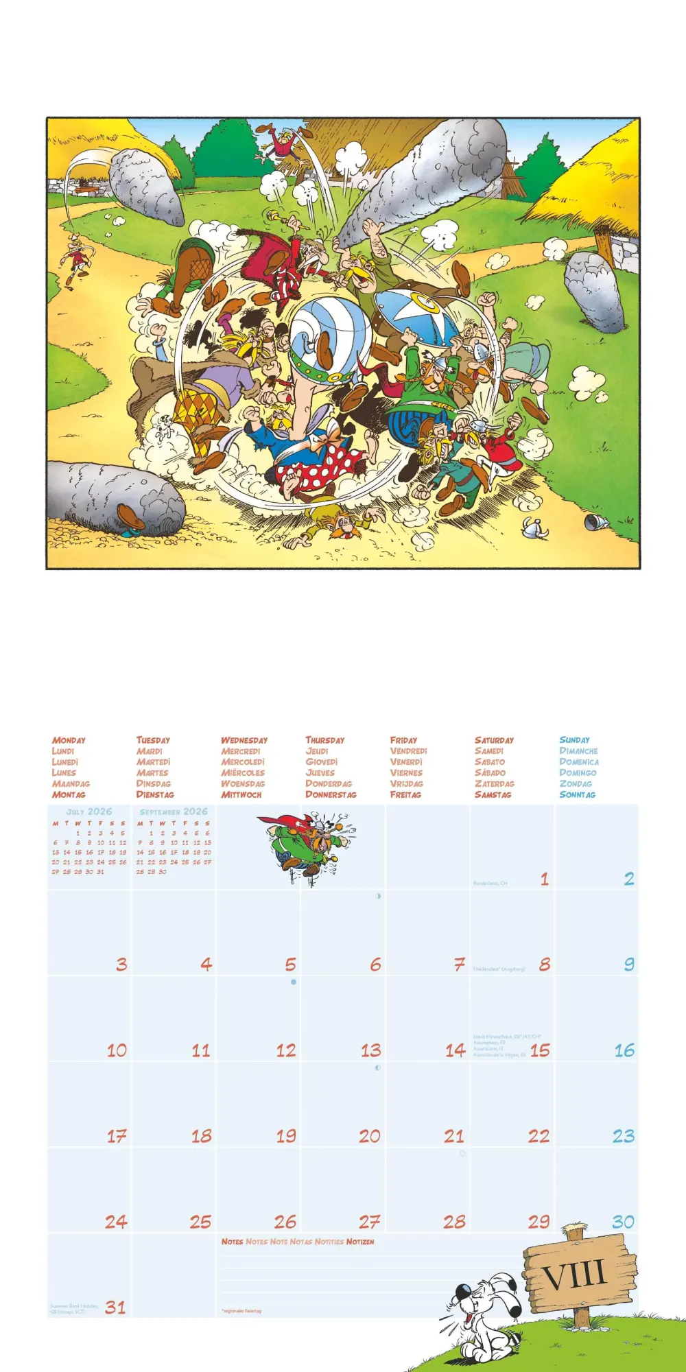 Bild: 4069095008175 | Asterix 2026 - Wand-Kalender - Broschüren-Kalender - 30x30 - 30x60...