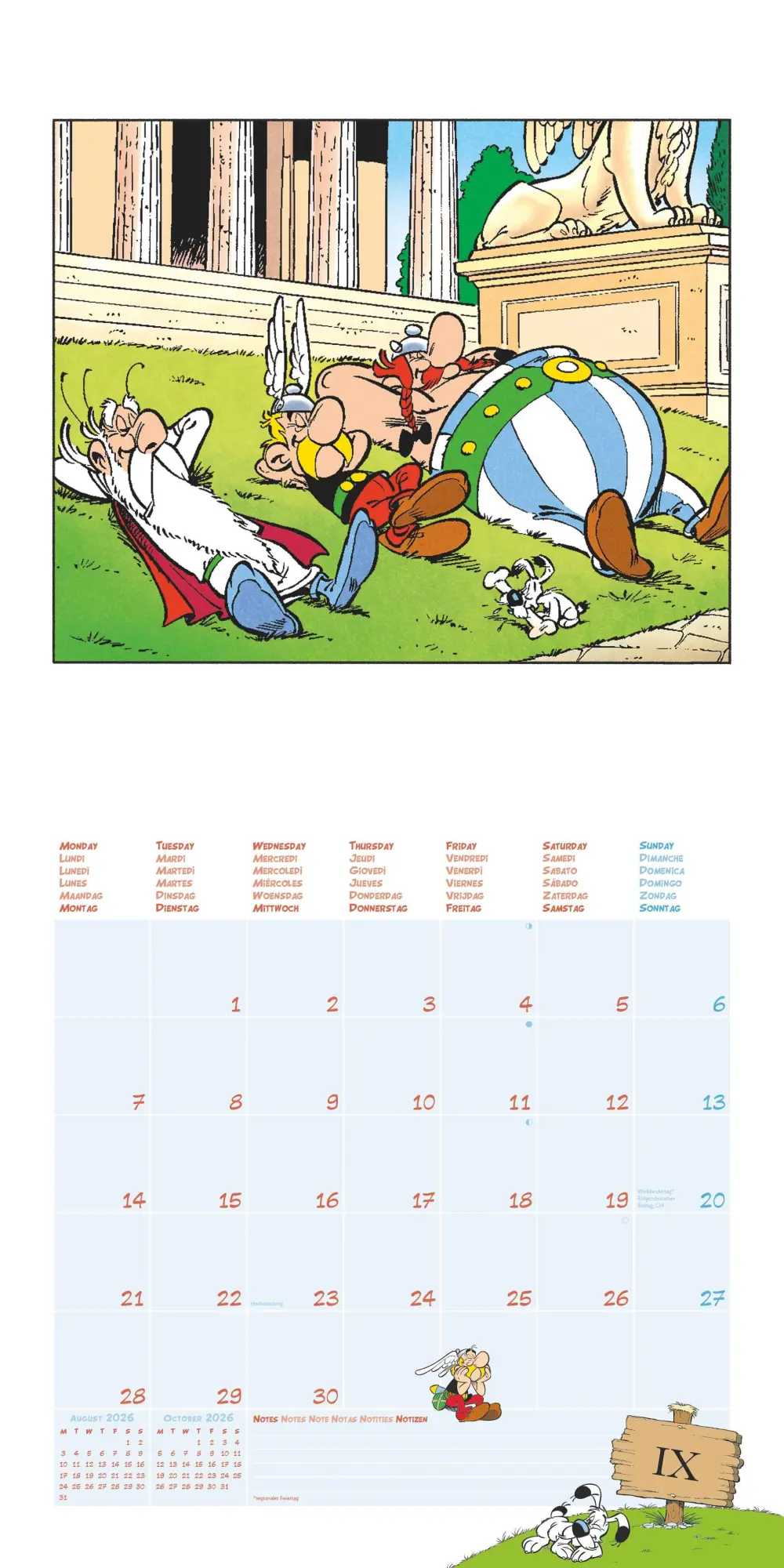 Bild: 4069095008175 | Asterix 2026 - Wand-Kalender - Broschüren-Kalender - 30x30 - 30x60...