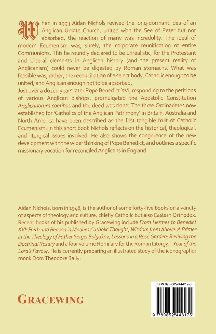 Rückseite: 9780852448175 | Catholics of the Anglican Patrimony. the Personal Ordinariate of...