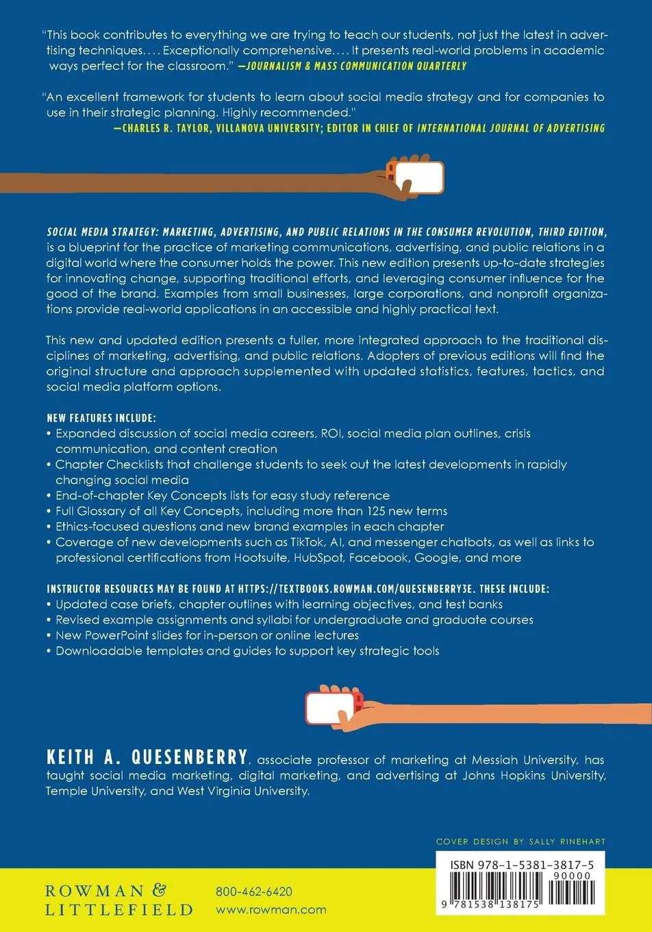 Rückseite: 9781538138175 | Social Media Strategy | Keith A. Quesenberry | Taschenbuch | Englisch