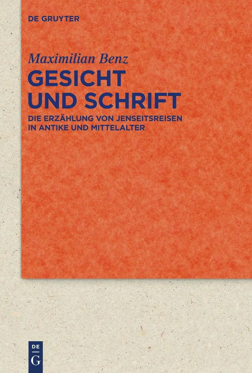 Cover: 9783110778175 | Gesicht und Schrift | Maximilian Benz | Taschenbuch | X | Deutsch