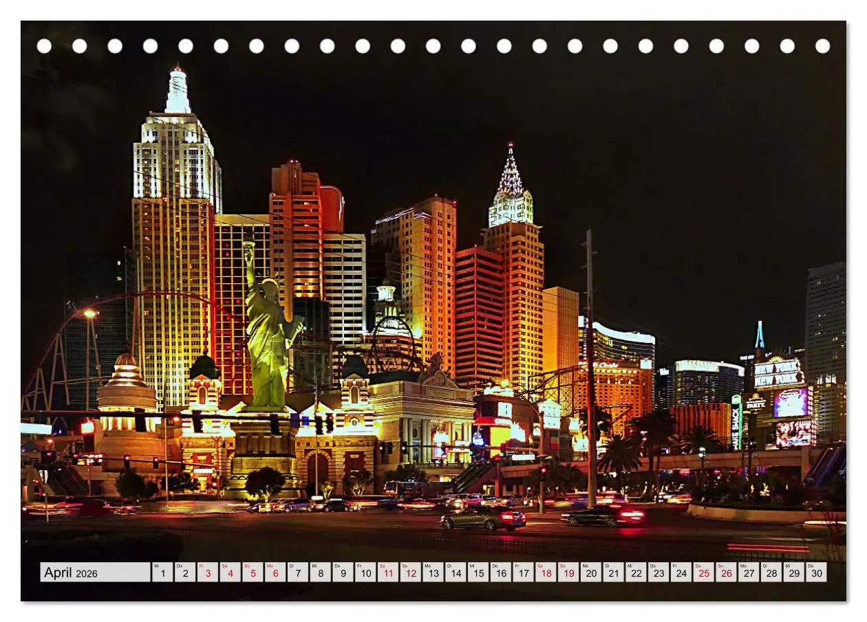 Bild: 9783457518175 | Las Vegas, Stadt der wahr gewordenen Träume (Tischkalender 2026 DIN...