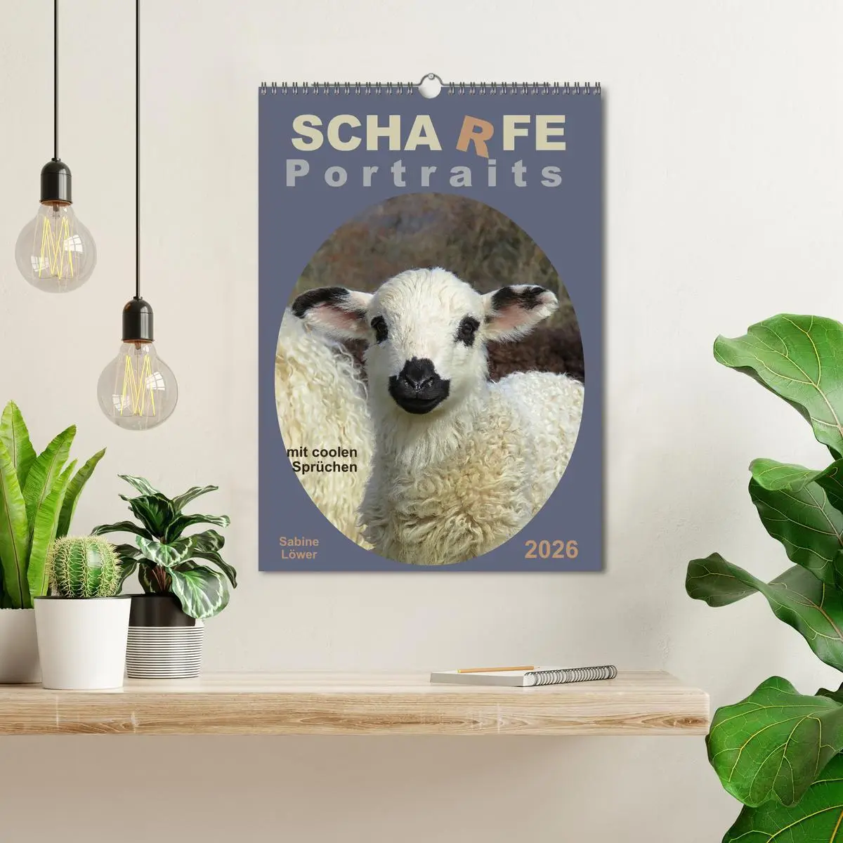 Bild: 9783516398175 | Scharfe Portraits (Wandkalender 2026 DIN A3 hoch), CALVENDO...